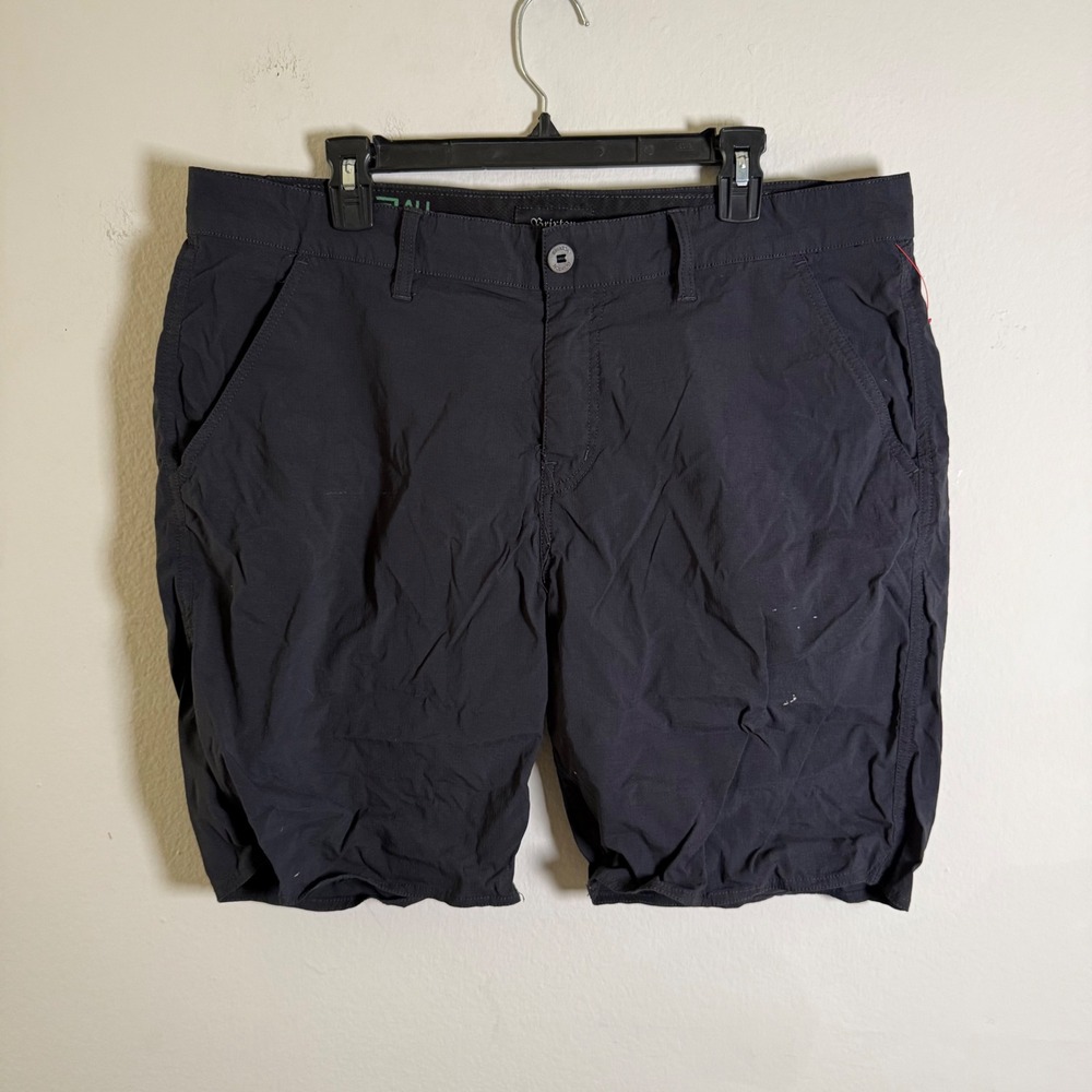 Brixton All Terrain Mens Black Hybrid Shorts 38 Quick Dry Stretch UV Protection
